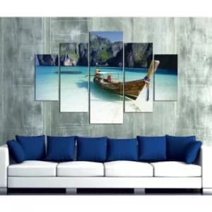 ST057 Multicolor Decorative MDF Painting (5 Pieces)