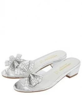 Monsoon Girls Princess Dazzle Slipper Sandal - Silver