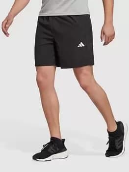 adidas Performance Train Essentials Woven Training Shorts - Black/White Size M Men