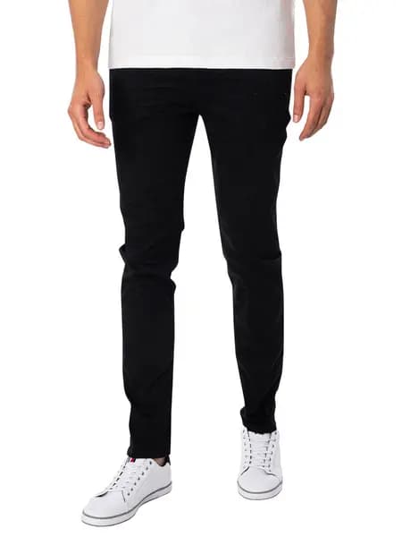 Tommy Jeans Simon Skinny Jeans New Black Stretch 38W x 32L