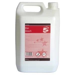 5 Star Facilities 5 Litre Thin Bleach