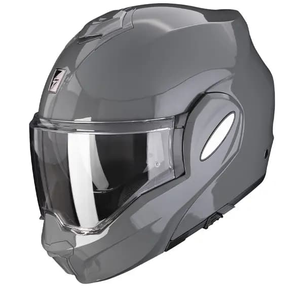 Scorpion Exo-Tech Evo Solid Cement Grey Modular Helmet 2XL