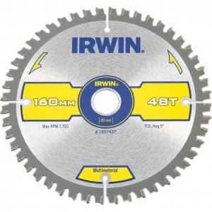 Irwin Multi Material Circular Saw Blade 160mm 48T 20mm