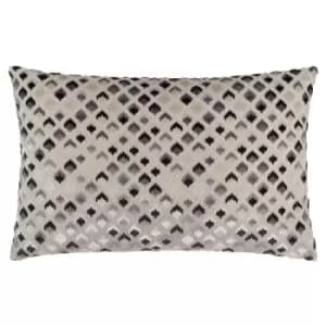 Lexington Cushion Grey/Black, Grey/Black / 40 x 60cm / Polyester Filled