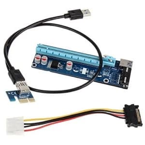 Kolink PCI-E 1x to 16x powered Riser Card Mining Rendering Kit - 60cm