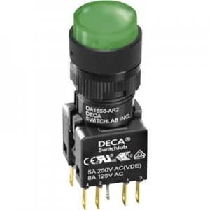 DECA ADA16S6 MR1 A2CG Pushbutton 250 V AC 5 A 2 x OffOn IP65 momentary