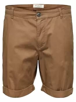 SELECTED Slhparis Regular Fit - Shorts Men Brown