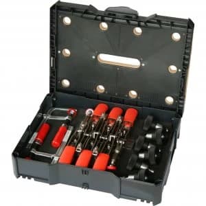 Bessey STC-S-MFT 14 Piece Clamp Set in Worktop Systainer Case