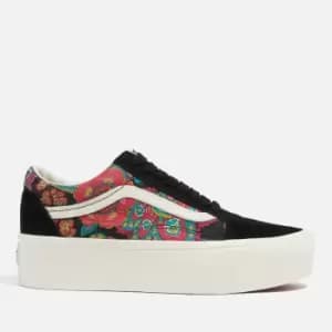 Vans Paisley Bloom Old Skool Stackform Suede Trainers - UK 5