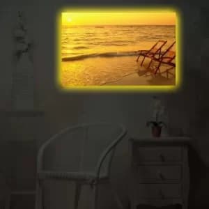 4570DACT-47 Multicolor Decorative LED Lighted Canvas Painting