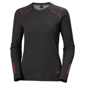 Helly Hansen Womens Lifa Active Crew Lightweight Base Layer Black XS