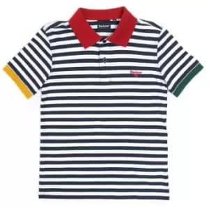 Barbour Boys Earle Polo Shirt - Blue