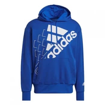 adidas Essentials Logo Hoodie (Gender Neutral) Unisex - Bold Blue / White