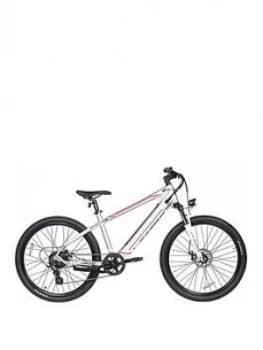 Lectro Lectro Peak 36V Mens Electric 17" Frame Silver Mountain Bike