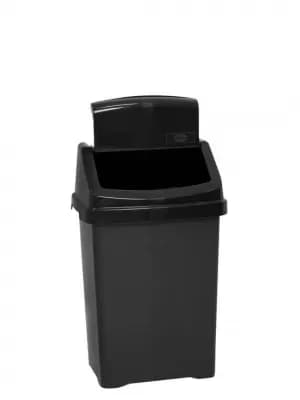 Wham Casa 25-Litre Swing Bin - Black