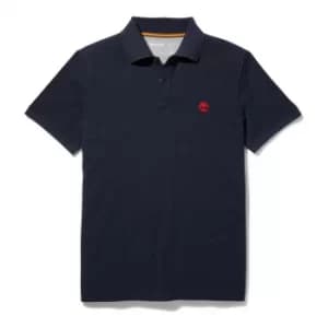 Timberland Millers River Polo Shirt For Men In Navy Blue, Size M