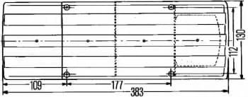 Side & Rear Lamp 2SD004460-011 by Hella Left/Right