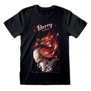 IT Chapter Two Unisex Adult Derry Is Calling T-Shirt (M) (Black)