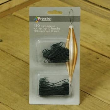 Premier Decorations Ltd - Pack Of 150 Regular And Giant Christmas Tree hanging Ornament Hooks