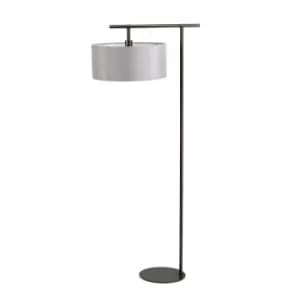 Balance 1 Light Floor Lamp Dark Brown, E27