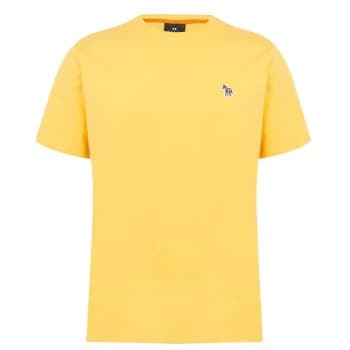 Paul Smith Zebra Crew Neck T Shirt - Yellow
