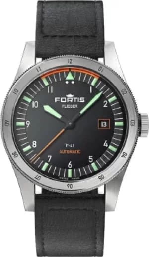 Fortis Watch Flieger F-41 Automatic On Aviator Strap