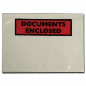 GoSecure A7 Enclosed Self Adhesive Document Envelopes (100 Pack)
