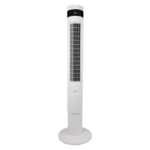 Igenix White Digital Tower Fan 43"