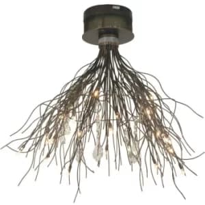 Linea Verdace Luxor Semi Flush Light Rust