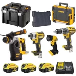 DEWALT DCK456M3T-KIT 18V 3 X 4.0AH LI-ION XR Brushless Cordless 4 Piece Kit