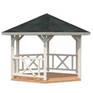 Palmako Betty 9.9 M2 Traditional Hexagonal Garden Gazebo