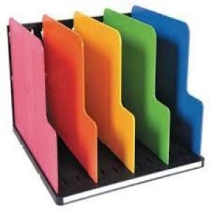 Exacompta Modulotop Sorter Iderama, Black/Harlequin, Pack of 1