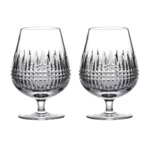Waterford Connoisseur Lismore Diamond Brandy Balloon 0.485ltr Pair - Clear