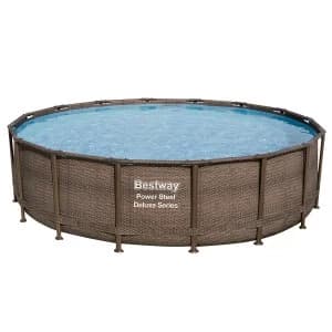 Bestway 16' x 48" Power Steel Deluxe Pool Set