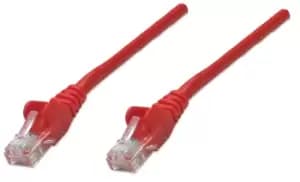 Intellinet Network Patch Cable, Cat5e, 1m, Red, CCA, U/UTP, PVC,...