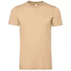 Bella + Canvas Adults Unisex Heather CVC T-Shirt (M) (Sand Heather)