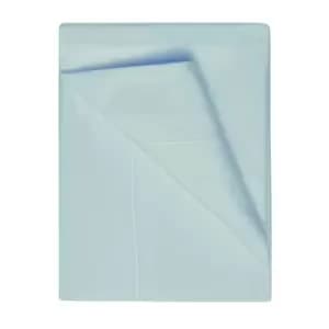 Belledorm 400 Thread Count Egyptian Cotton Flat Sheet (Double) (Duck Egg Blue)