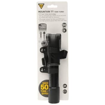 Topeak Mountain TT Twin Turbo Cycle Pump - Black