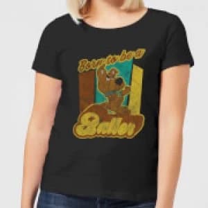 Scooby Doo Born To Be A Baller Womens T-Shirt - Black