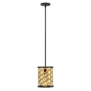 1 Light Ceiling Mini Pendant Gold, E27