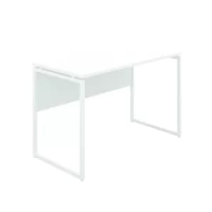 Jemini Soho Square Leg Desk 1200x600x770mm White/White KF90769