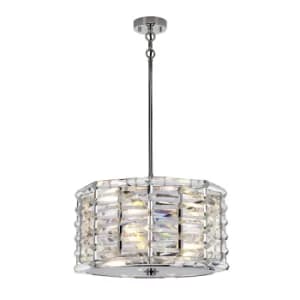 Shoal 4 Light Pendant, Polished Nickel, E27