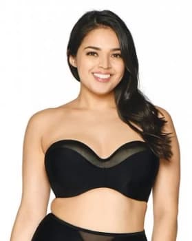 Curvy Kate Sheer Class Bandeau Bikini