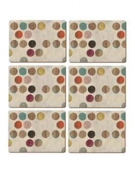 Creative Tops Retro Spot Placemats ; Set Of 6