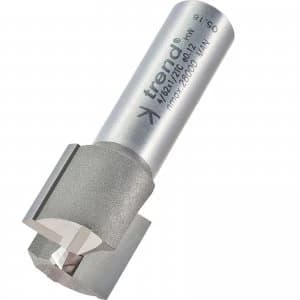 Trend Professional Two Flute Straight Router Cutter 21mm 19mm 1/2"