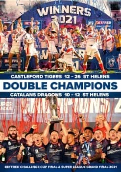 Double Champions Betfred Challenge Cup Final & Super League 2021 - DVD