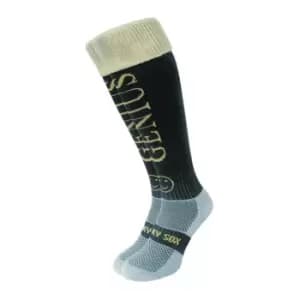 Wacky Sox Genius Football/Rugby Socks Snr - Black