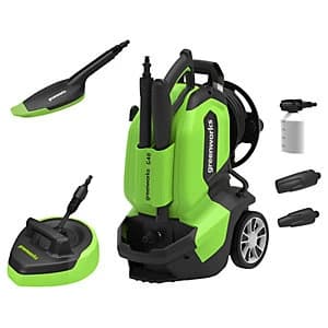 Greenworks G45 Pressure Washer with Patio Head & Brush