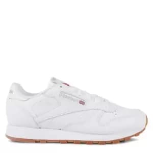 Reebok Cl Lthr, White/Gum, size: 6+, Male, Trainers, 49803