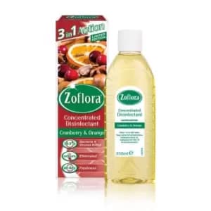 Zoflora Concentrated Disinfectant Cranberry & Orange 250ml